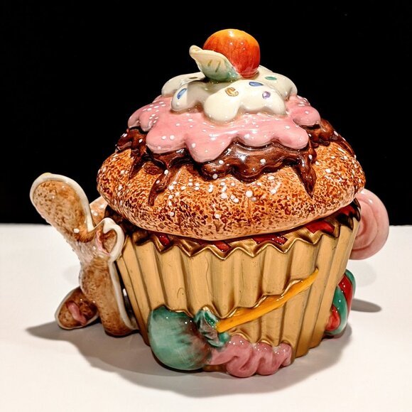 Fitz and Floyd Essentials Christmas Trinket Box or Sugar Bowl - Picture 2 of 4